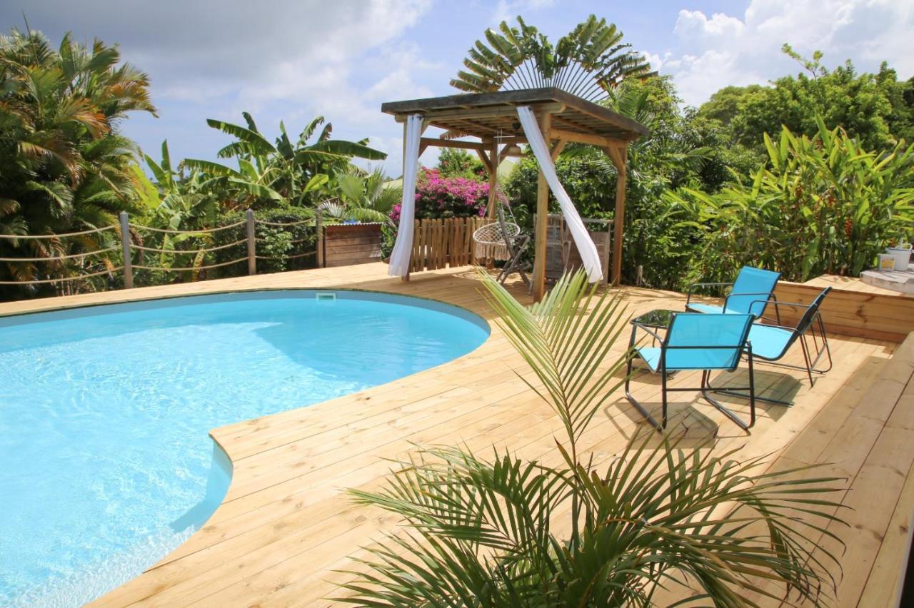 L Orchidee Bleue, Bas De Villa, Vue Mer, Piscine Privee Sainte-Anne  Bagian luar foto