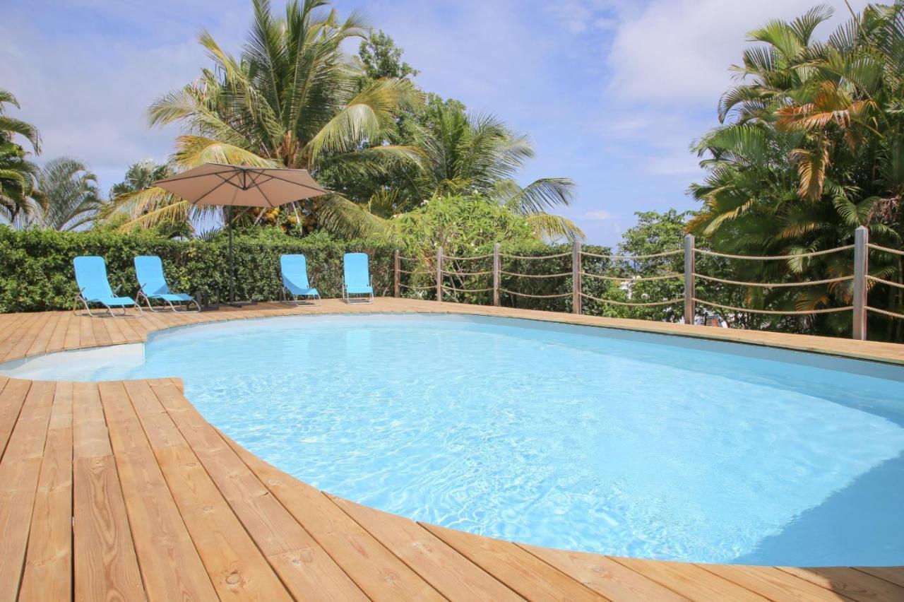 L Orchidee Bleue, Bas De Villa, Vue Mer, Piscine Privee Sainte-Anne  Bagian luar foto