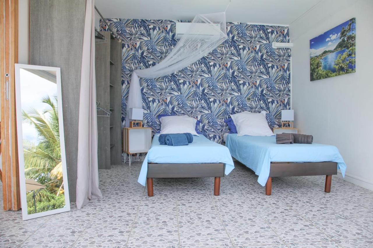 L Orchidee Bleue, Bas De Villa, Vue Mer, Piscine Privee Sainte-Anne  Bagian luar foto